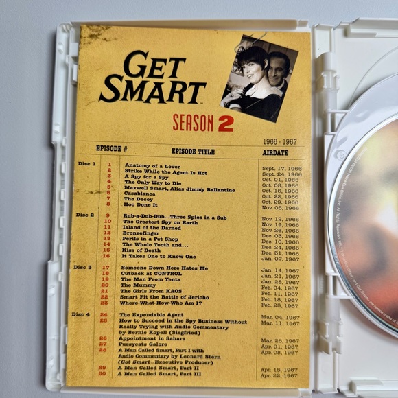 Get Smart: The Original 1960s TV Series - Season 1 and 2 (DVD, 8 DISCS) - Picture 5 of 16